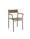 Vev spisestol m/armlener